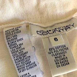 White jeans Jones New York